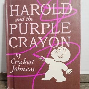 Vintage 1955 Harold and The Purple Crayon by Crockett Johnson Hardcover